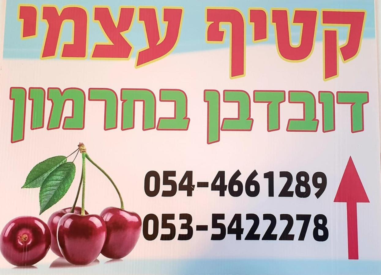 צימרים בגולן דובדבן בחרמון Mas'ada Екстериор снимка